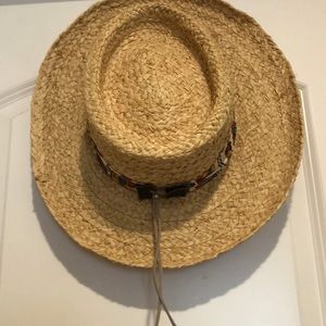 Summer Club Straw Hat Styled in Australia Classic Great condition Sz Small